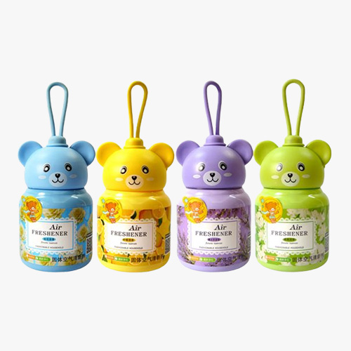 傾薰沐198g小熊固體香膏香盒空氣清新劑清香劑汽車香水