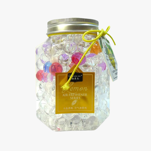 傾薰沐238g固體水晶空氣清香劑車用香水檸檬香珠