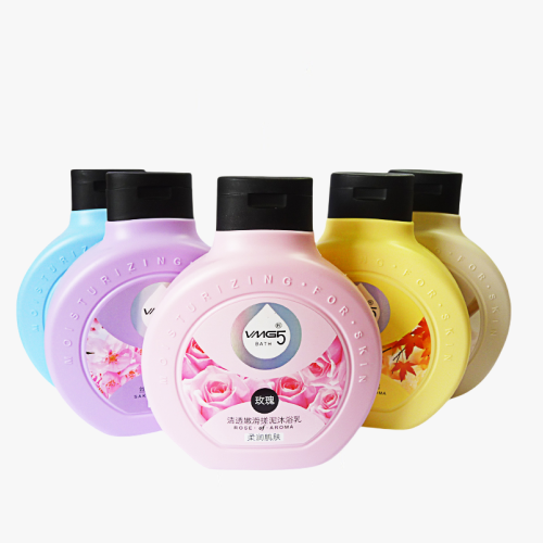 沐浴露搓泥 430ml牛奶沐浴乳玫瑰櫻花楓葉海鹽搓泥沐浴液